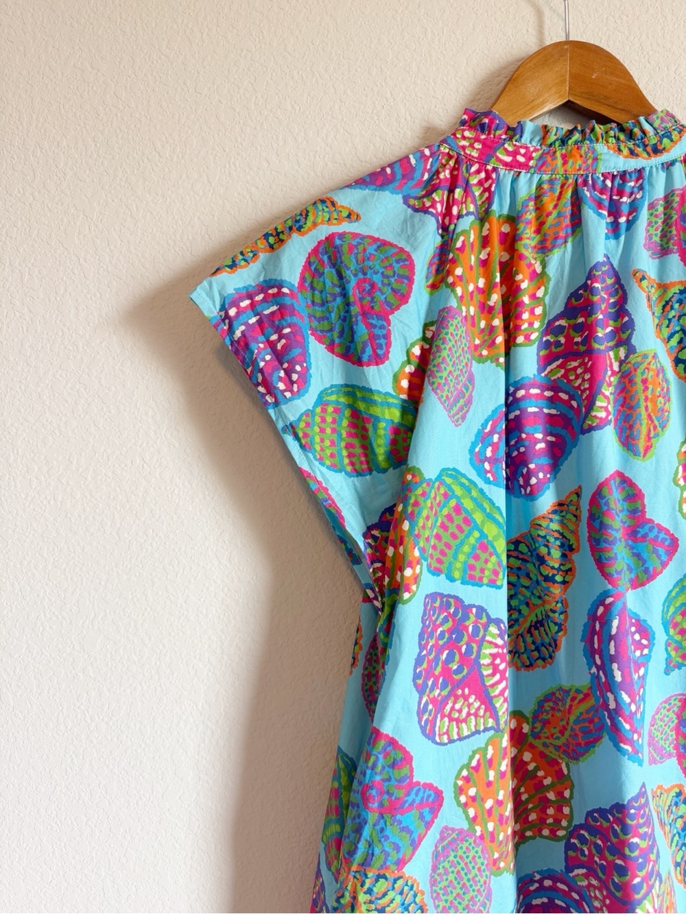THML Turquoise Multi-Color Printed Mini Dress - Picture 8 of 9